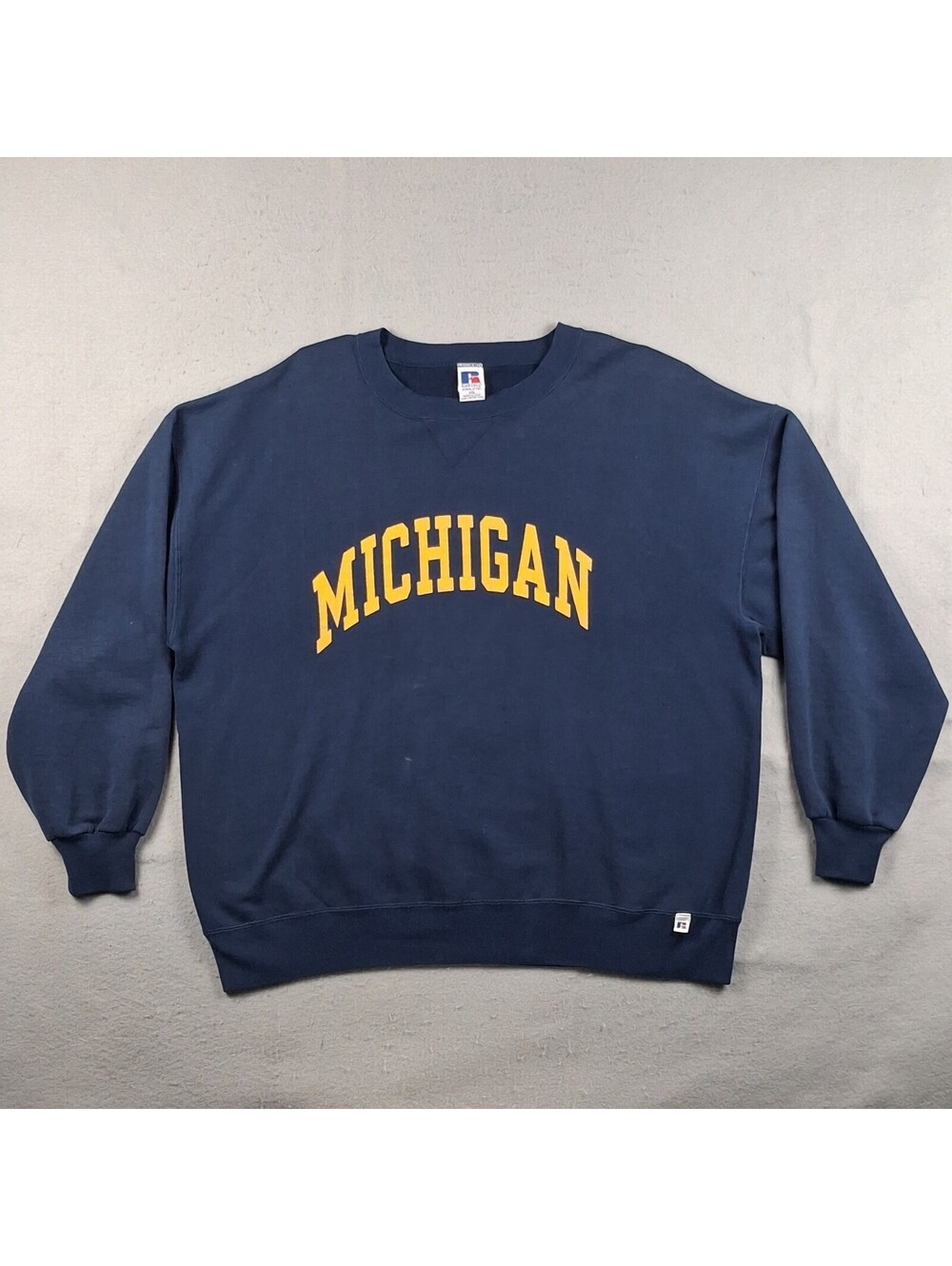 Russell Athletic Vintage 90s Michigan Wolverines Crewneck Sweatshirt XXL Mens